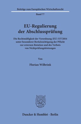 EU-Regulierung der Abschlussprüfung.