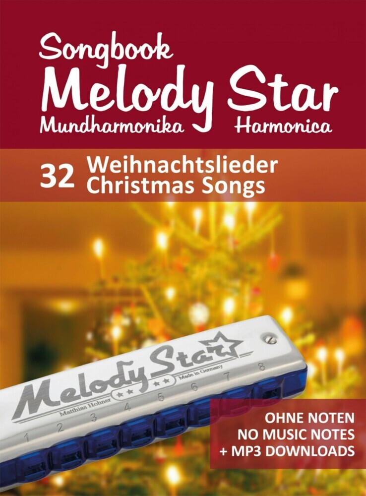 Liederbuch für die Melody Star Mundharmonika - 32 Weihnachtslieder - Christmas Songs main product photo
