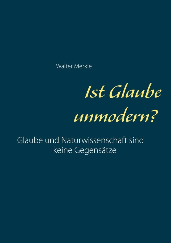 Ist Glaube unmodern? main product photo