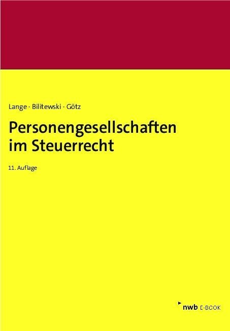 Personengesellschaften im Steuerrecht main product photo