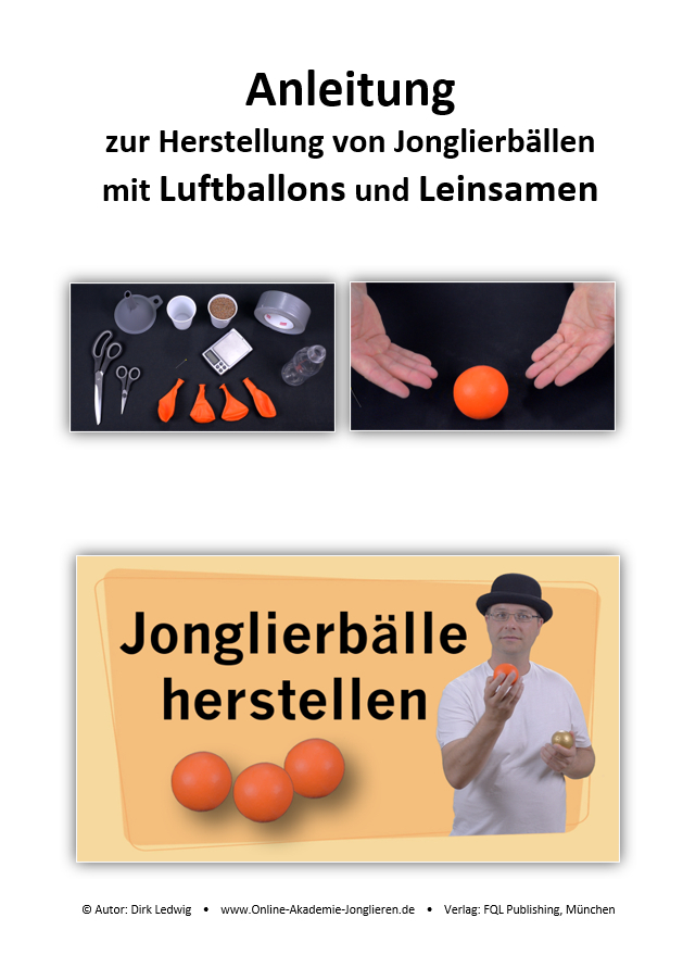Anleitung zur Herstellung von Jonglierbällen mit Luftballons und Leinsamen main product photo