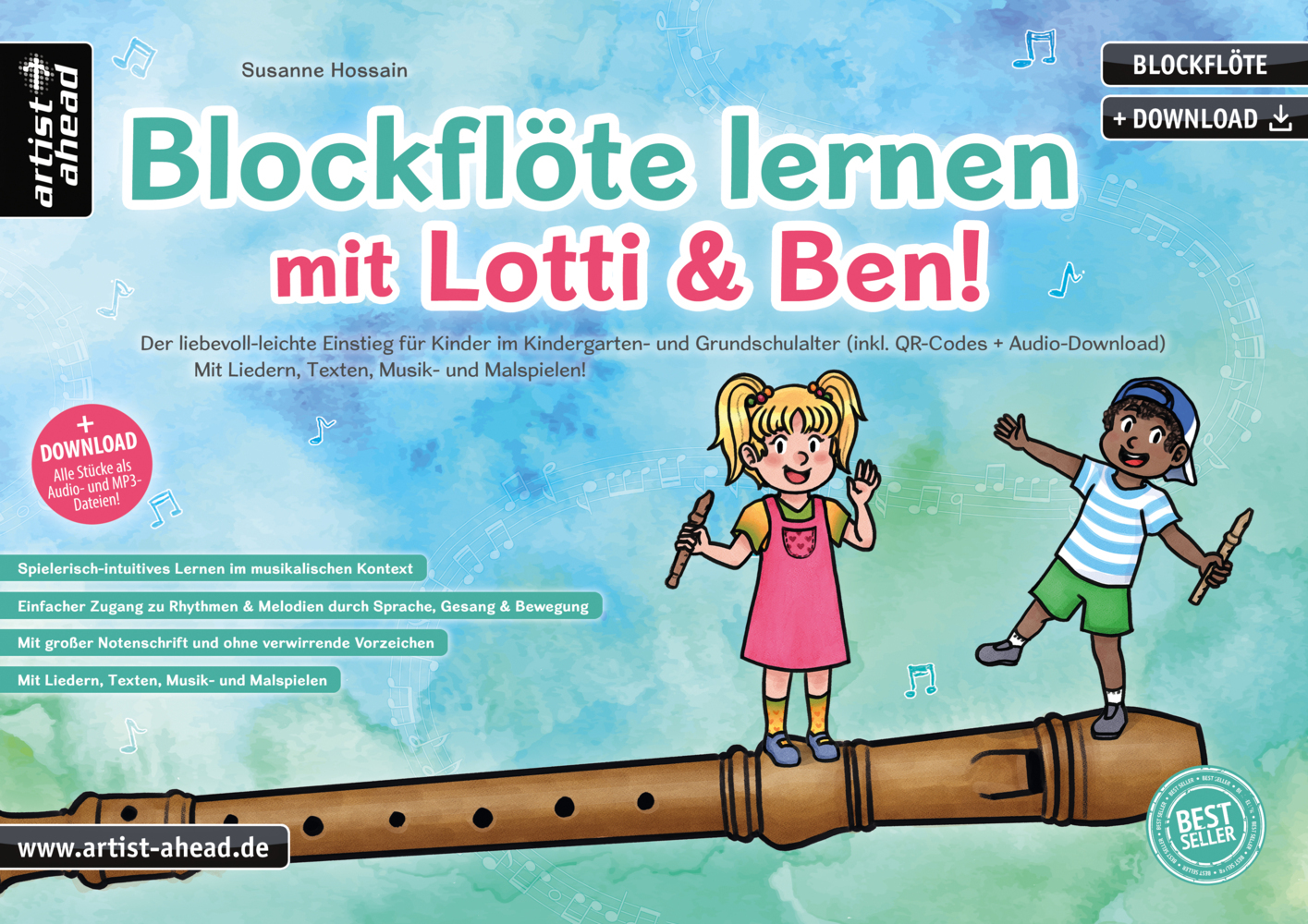 Blockflöte lernen mit Lotti & Ben! main product photo