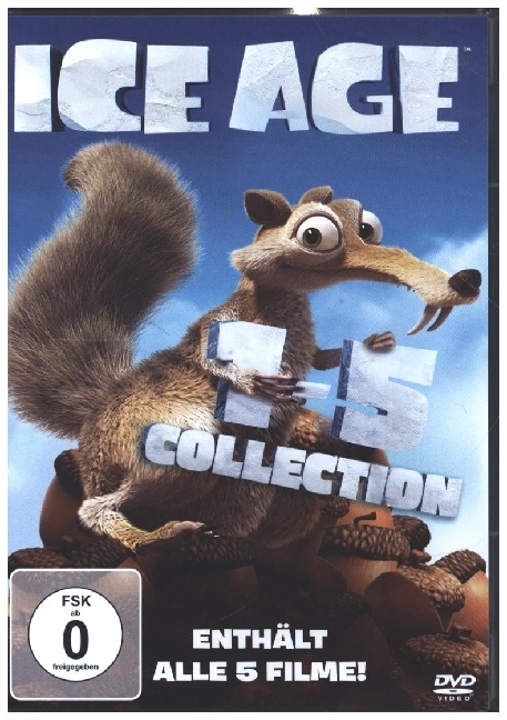 Ice Age 1-5, 5 DVD main product photo