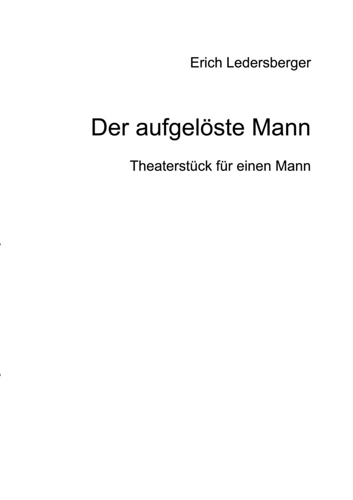 Der aufgelöste Mann main product photo