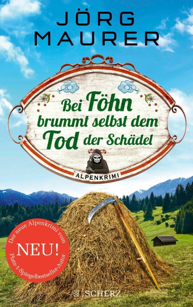 Bei Föhn brummt selbst dem Tod der Schädel main product photo