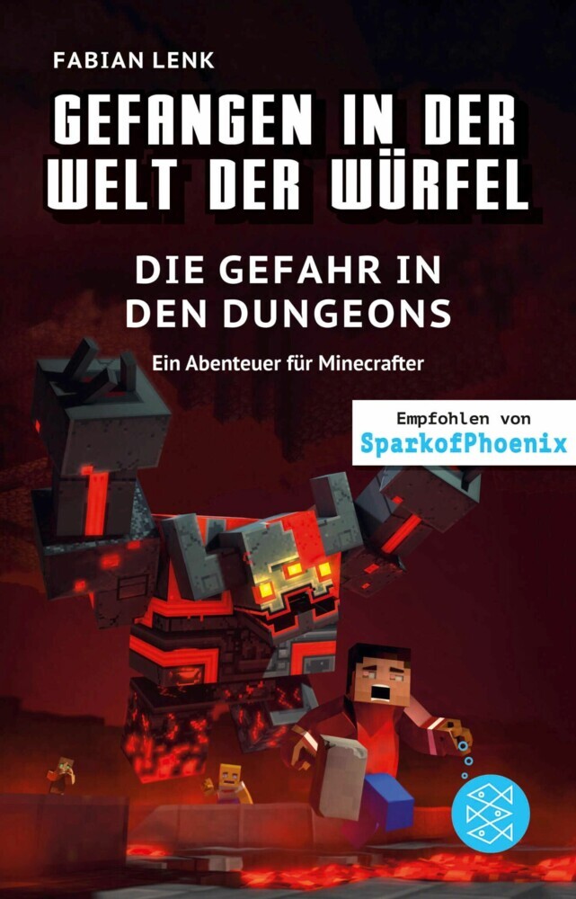 Gefangen in der Welt der Würfel. Die Gefahr in den Dungeons. Ein Abenteuer für Minecrafter main product photo