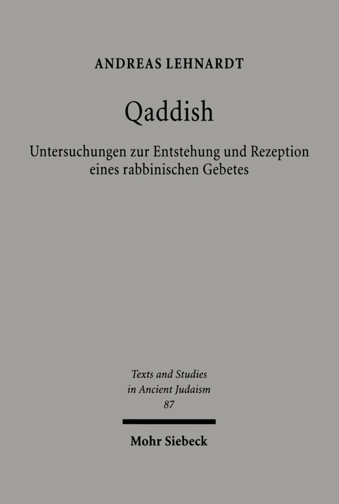 Qaddish main product photo