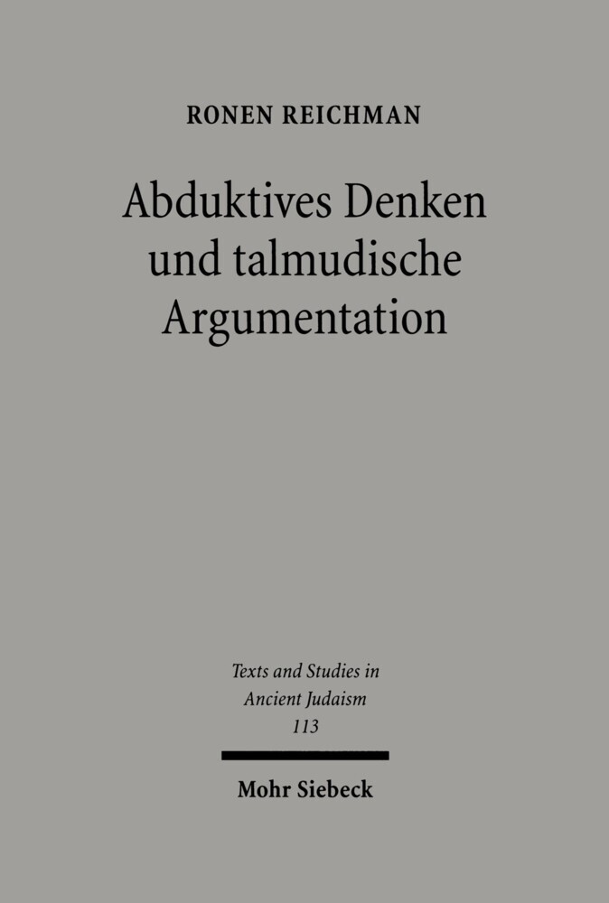 Abduktives Denken und talmudische Argumentation main product photo