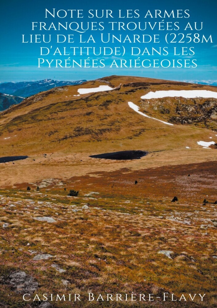 Note sur les armes franques trouvées au lieu de la Unarde (2258m d'altitude) dans les Pyrénées ariégeoises main product photo