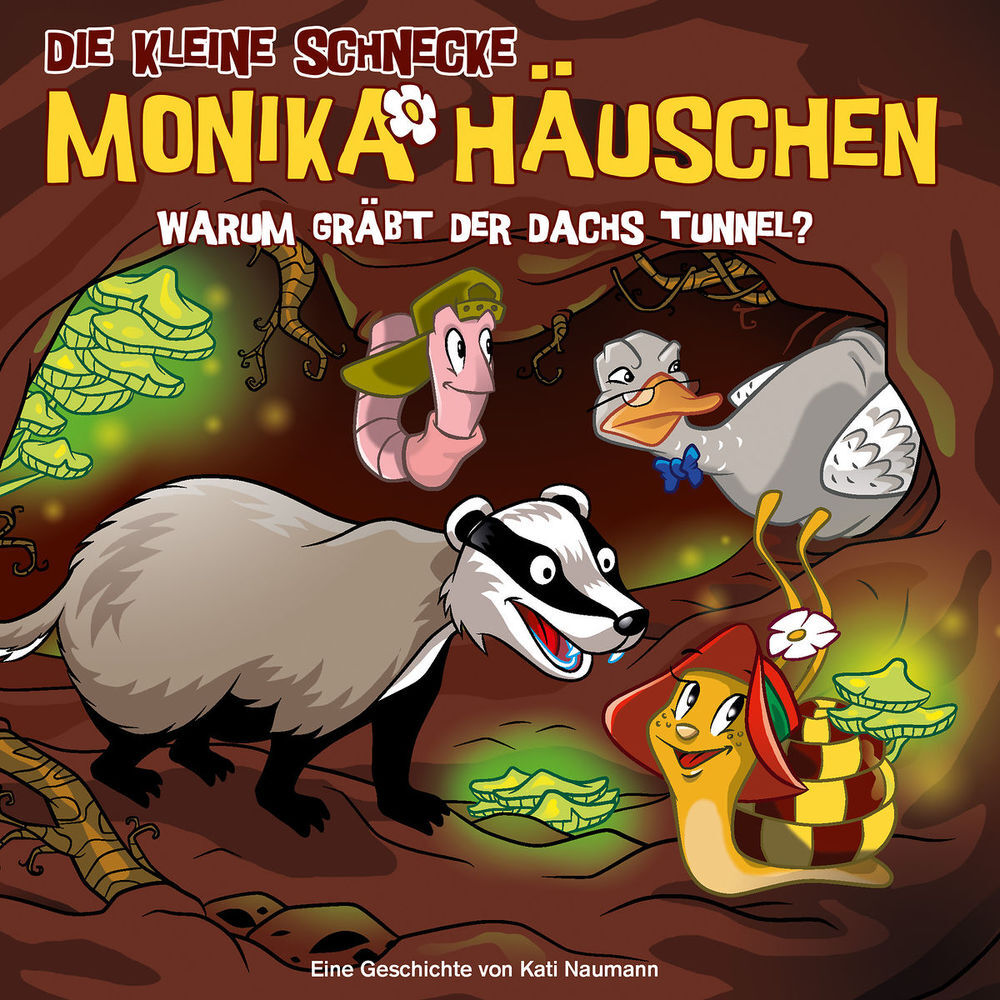 Die kleine Schnecke Monika Häuschen - Warum gräbt der Dachs Tunnel?, 1 Audio-CD main product photo