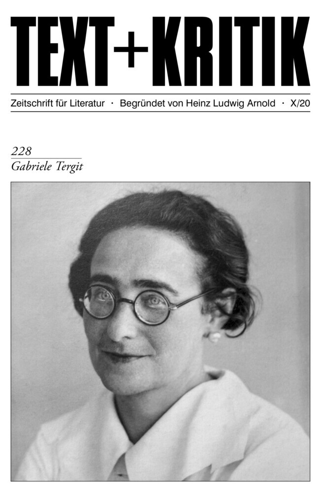 TEXT + KRITIK 228 - Gabriele Tergit main product photo