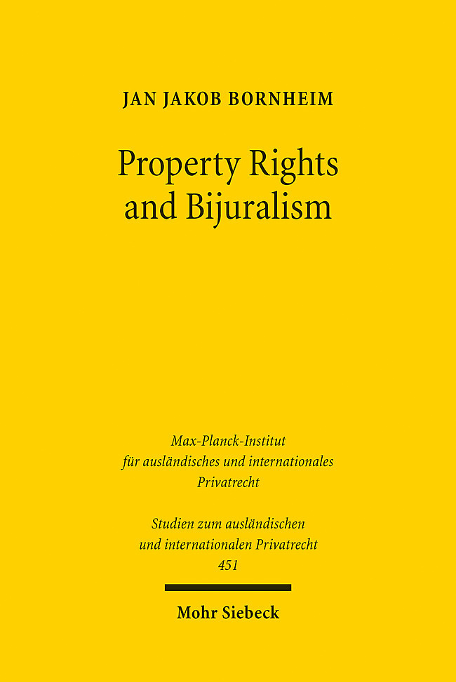 Property Rights and Bijuralism main product photo