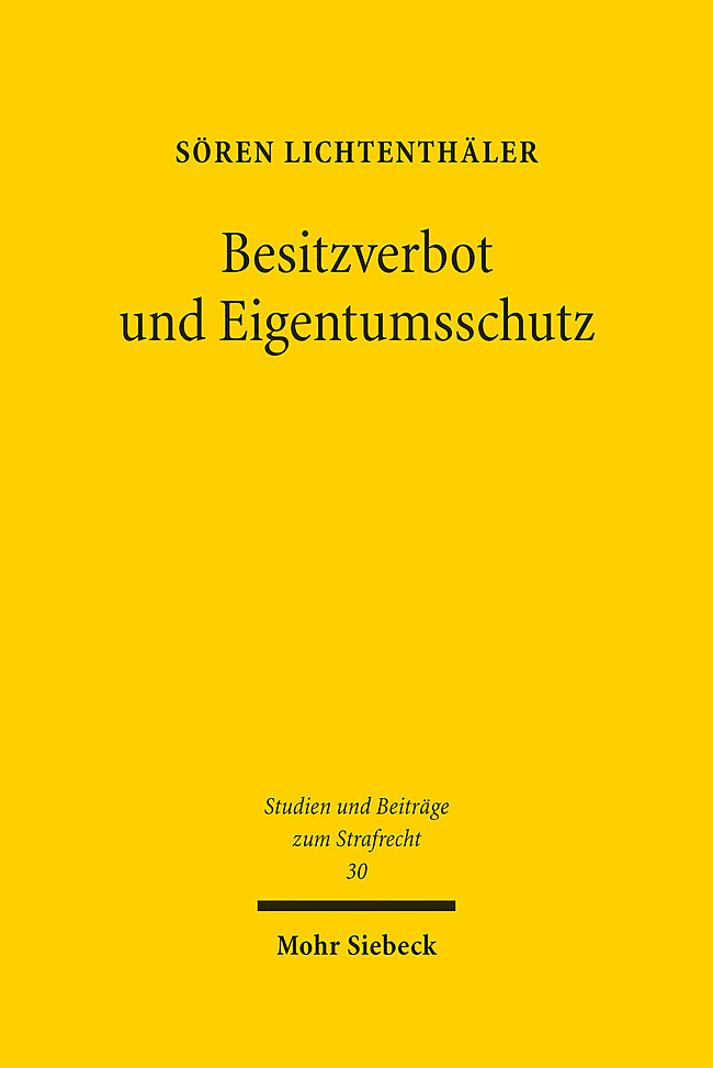 Besitzverbot und Eigentumsschutz main product photo