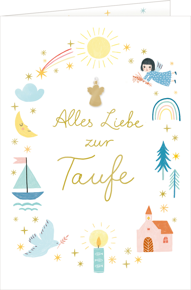 Grußkarte - Alles Liebe zur Taufe main product photo