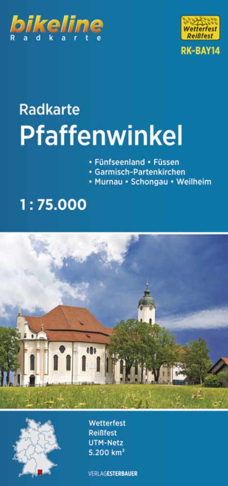 Radkarte Pfaffenwinkel (RK-BAY14) main product photo