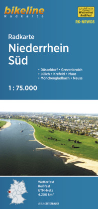 Radkarte Niederrhein Süd (RK-NRW08)