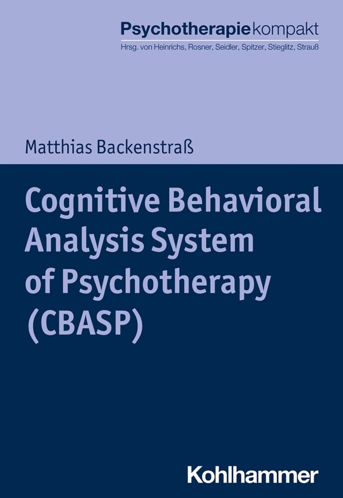 Cognitive Behavioral Analysis System of Psychotherapy (CBASP) main product photo