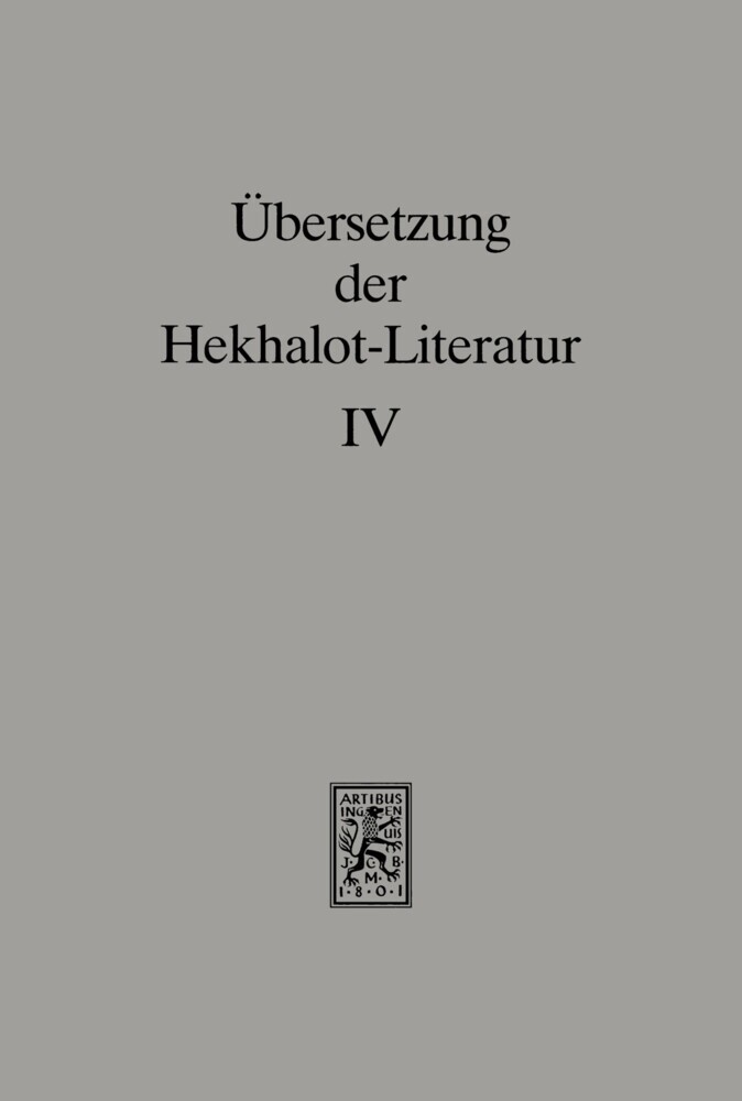 Übersetzung der Hekhalot-Literatur main product photo