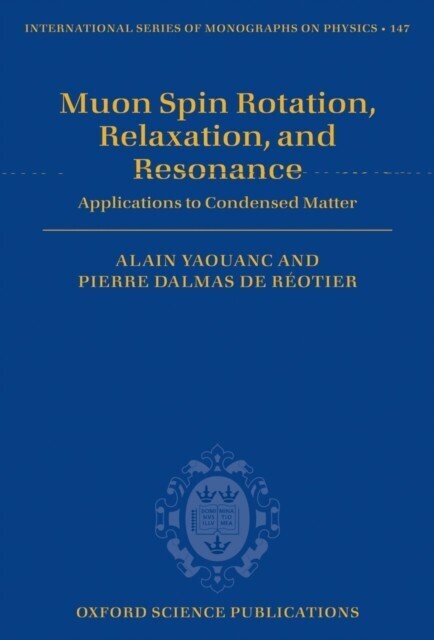 Muon Spin Rotation, Relaxation, and Resonance main product photo