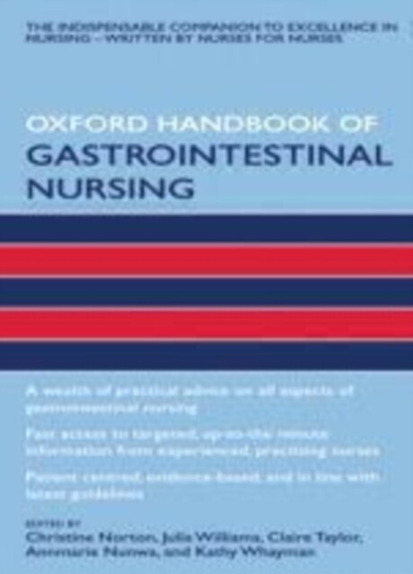 Oxford Handbook of Gastrointestinal Nursing main product photo