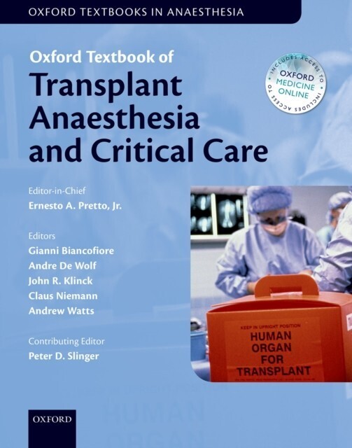 Oxford Textbook of Transplant Anaesthesia and Critical Care main product photo