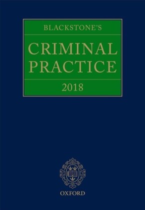 Blackstone's Criminal Practice 2018