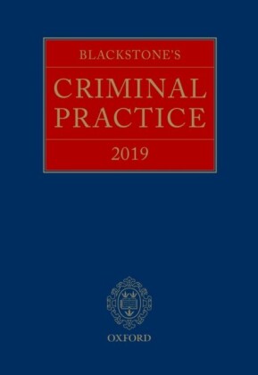 Blackstone's Criminal Practice 2019