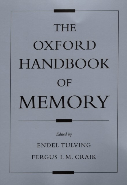Oxford Handbook of Memory main product photo