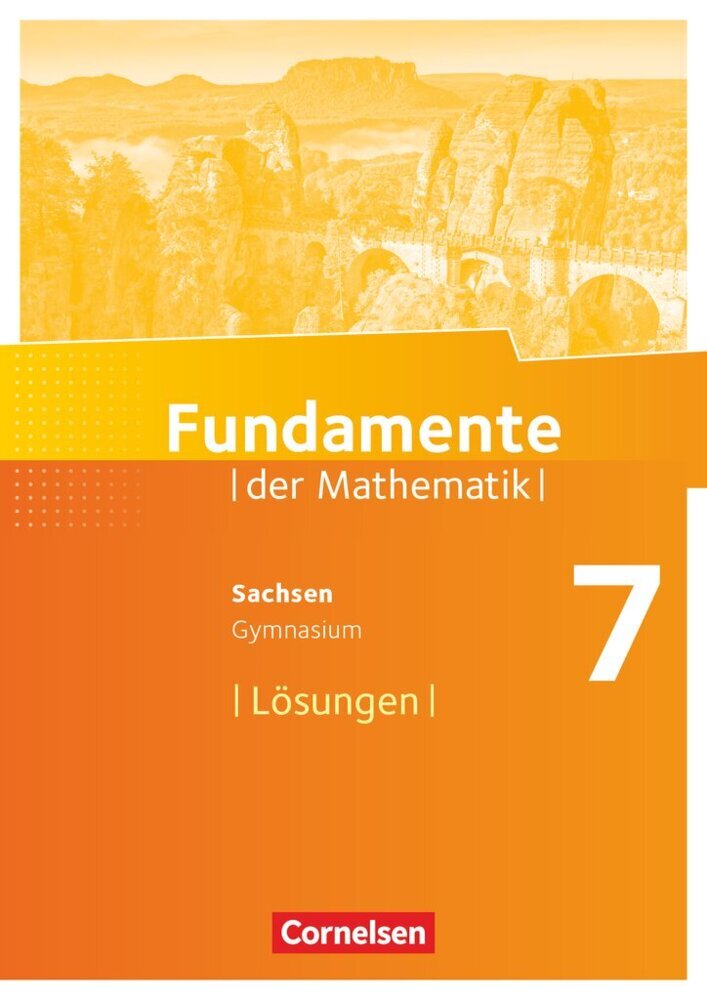 Fundamente der Mathematik - Sachsen - 7. Schuljahr Lösungen zum Schülerbuch main product photo