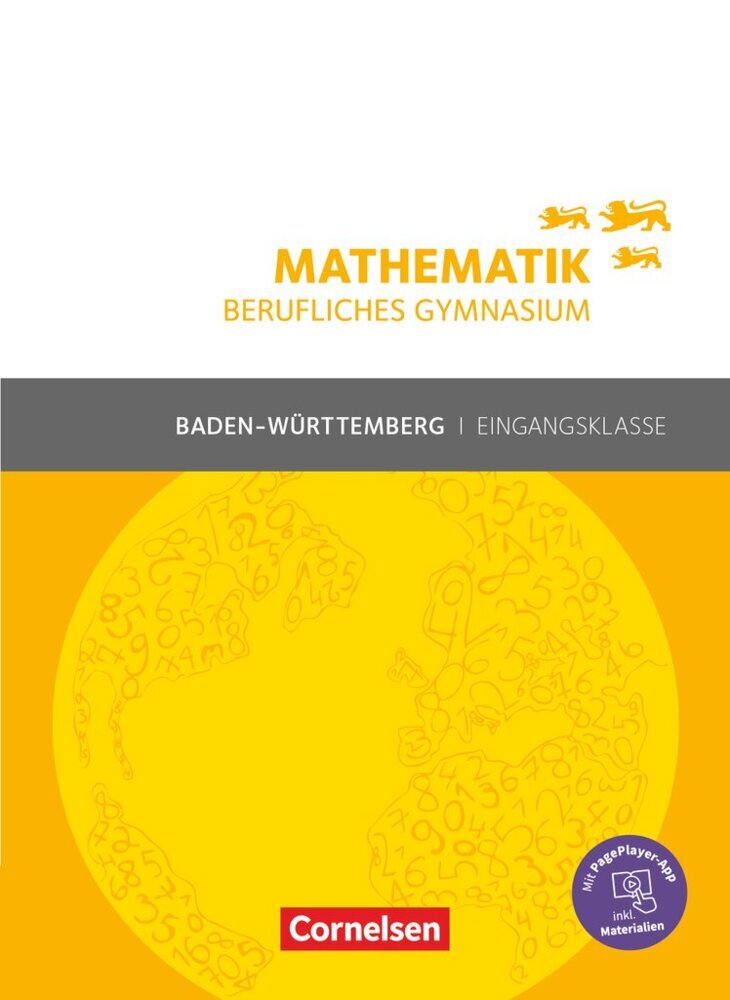 Mathematik - Berufliches Gymnasium - Baden-Württemberg - Eingangsklasse Schülerbuch - Mit PagePlayer-App main product photo