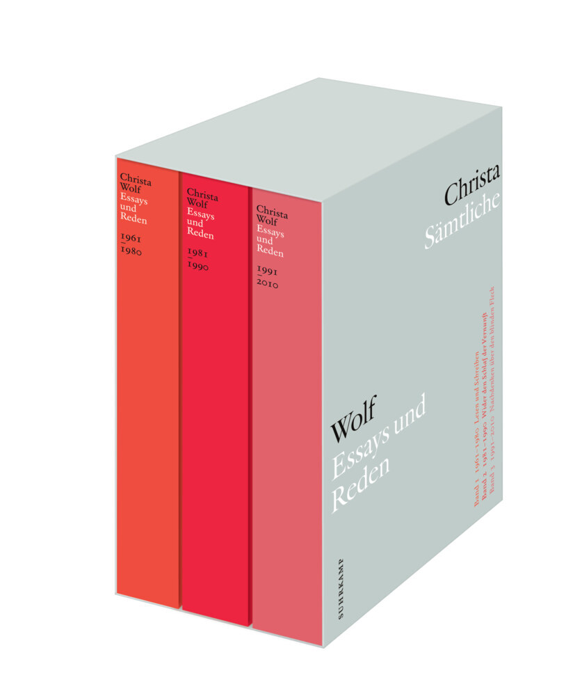 Sämtliche Essays und Reden, 3 Teile main product photo