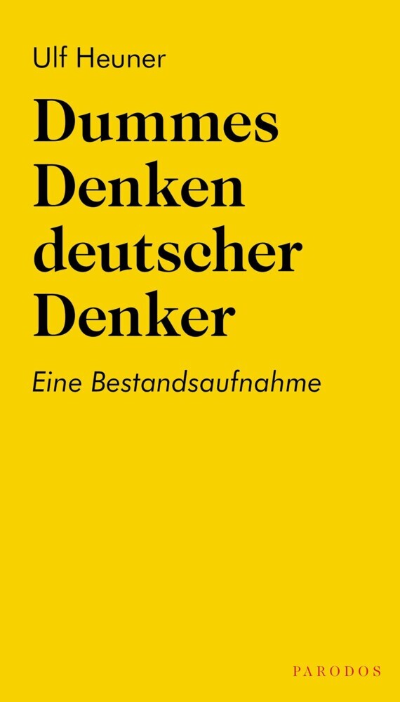 Dummes Denken deutscher Denker main product photo