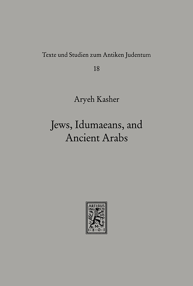 Jews, Idumaeans, and Ancient Arabs main product photo