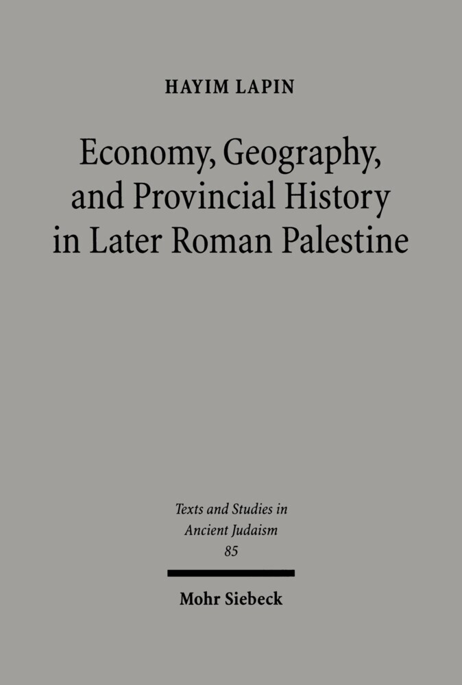 Economy, Geography, and Provincial History in Later Roman Palestine main product photo