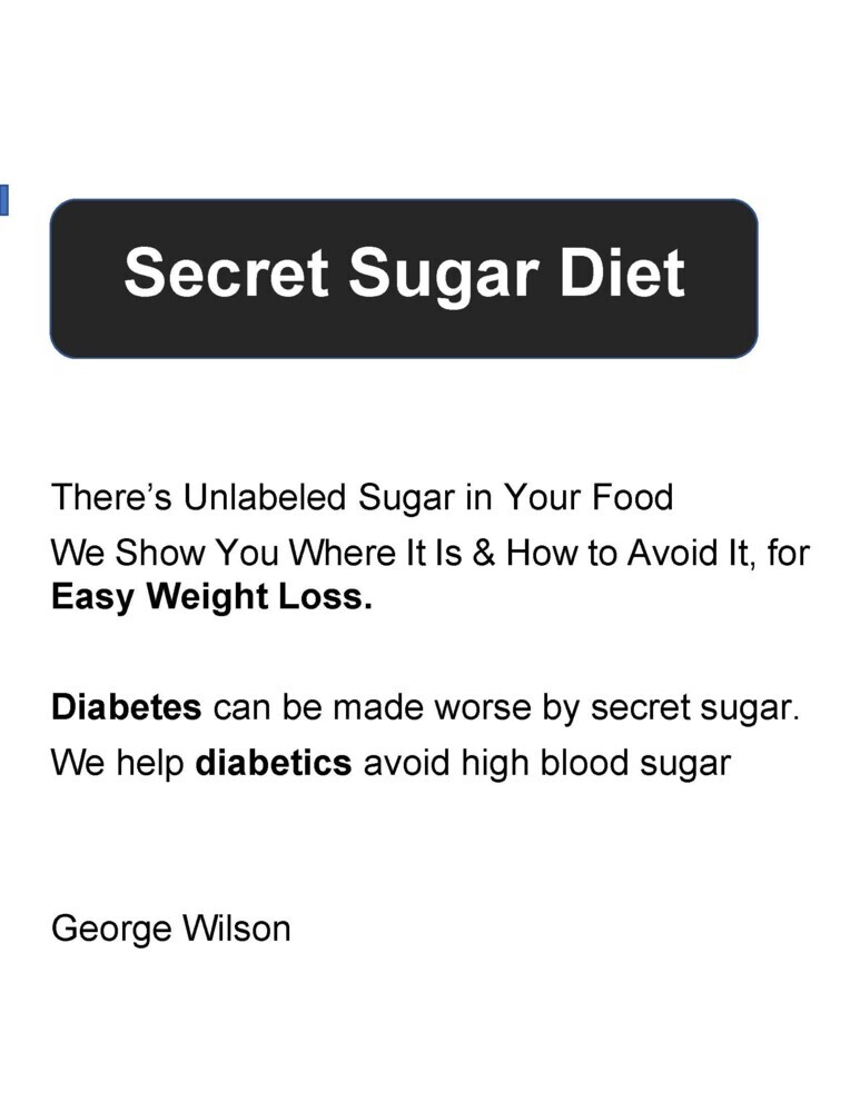 Secret Sugar Diet main product photo