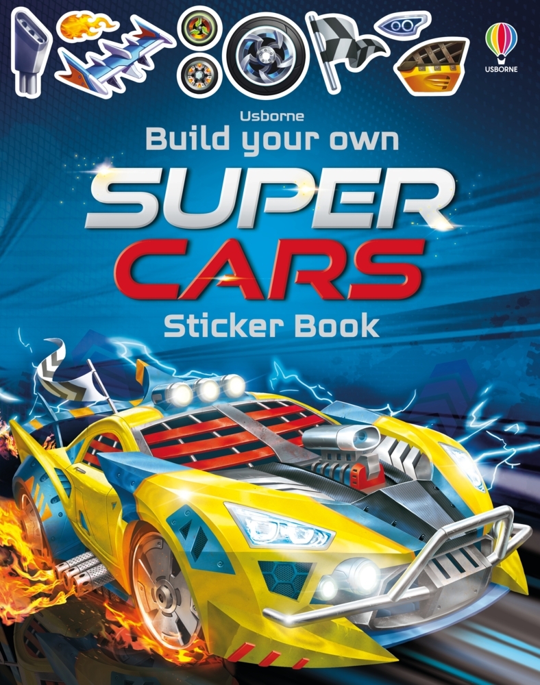 Build Your Own Supercars Sticker Book main product photo