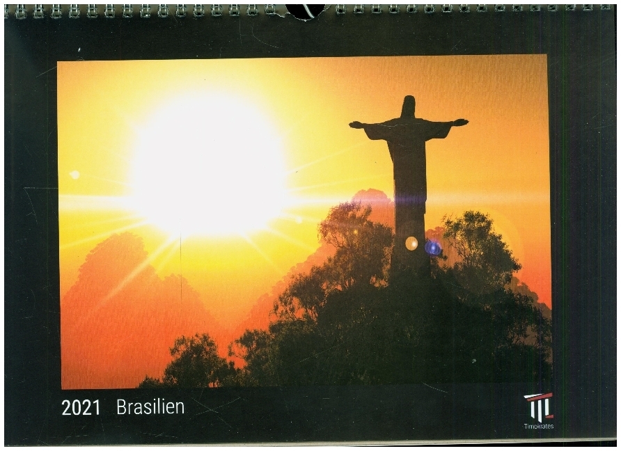 Brasilien 2021 - Black Edition - Timokrates Kalender, Wandkalender, Bildkalender - DIN A4 (ca. 30 x 21 cm) main product photo