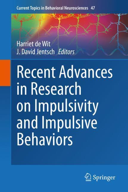 Recent Advances in Research on Impulsivity and Impulsive Behaviors main product photo