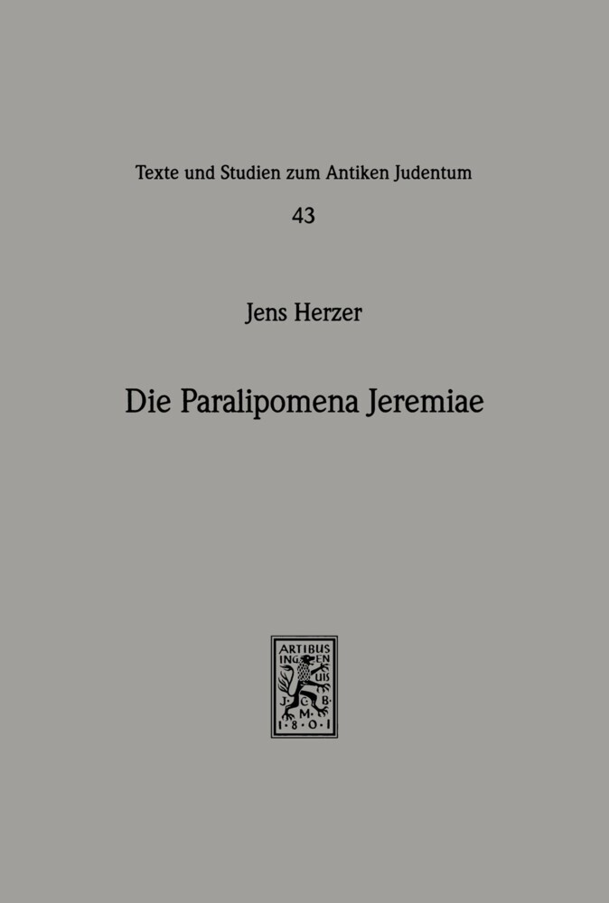 Die Paralipomena Jeremiae main product photo