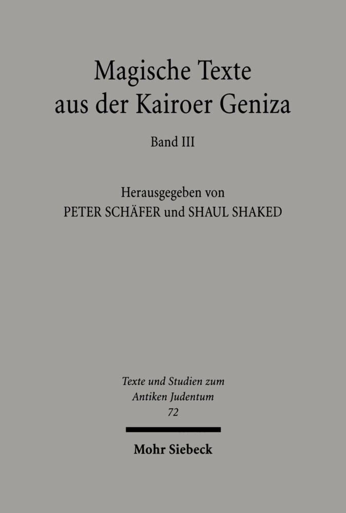 Magische Texte aus der Kairoer Geniza main product photo