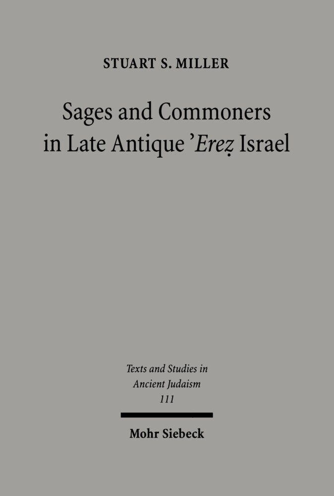 Sages and Commoners in Late Antique 'Erez Israel main product photo