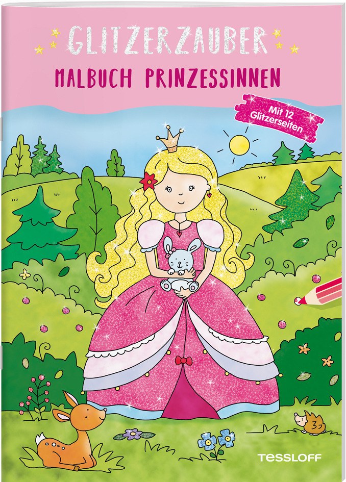 Glitzerzauber Malbuch. Prinzessinnen main product photo