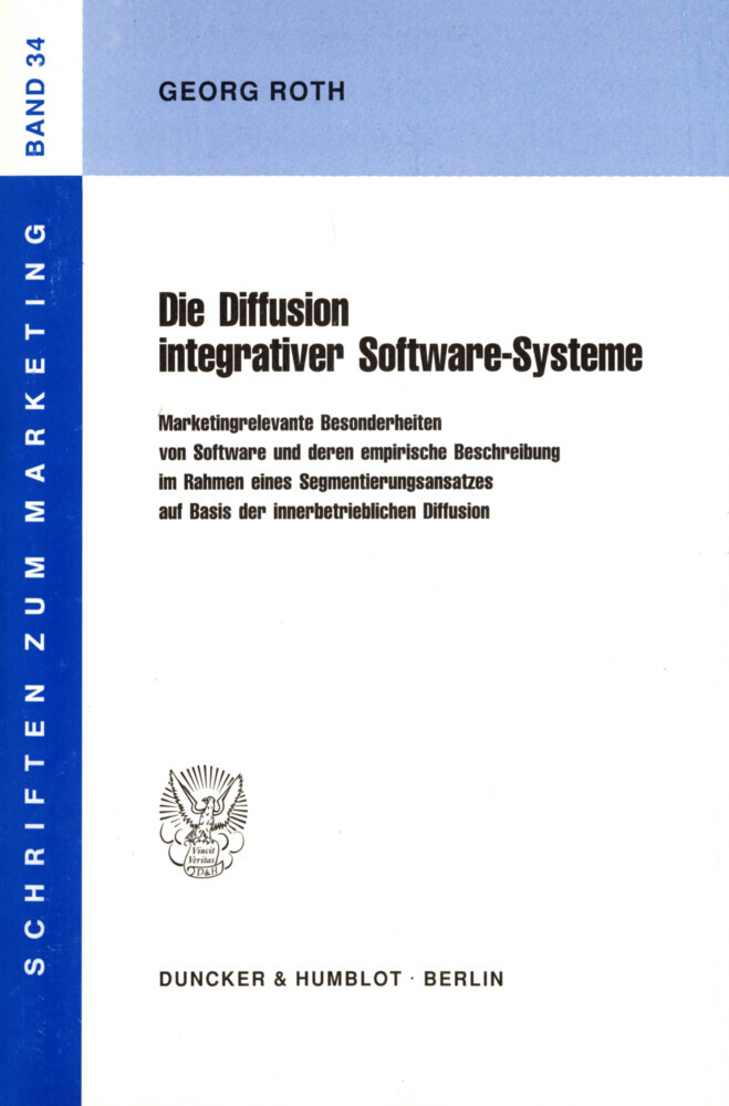 Die Diffusion integrativer Software-Systeme. main product photo