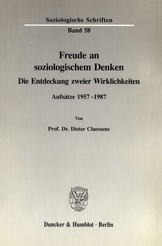 Freude an soziologischem Denken. main product photo