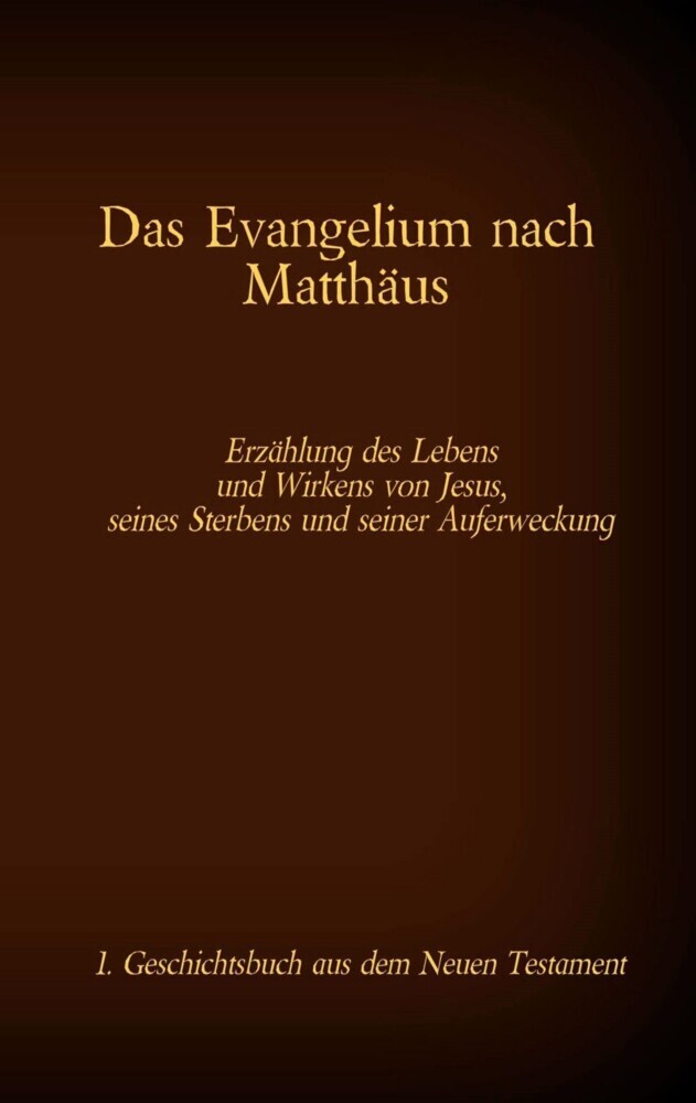 Das Evangelium nach Matthäus main product photo