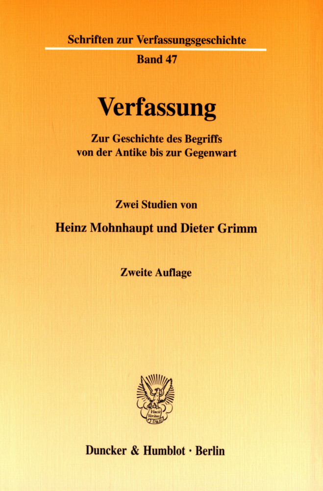 Verfassung. main product photo