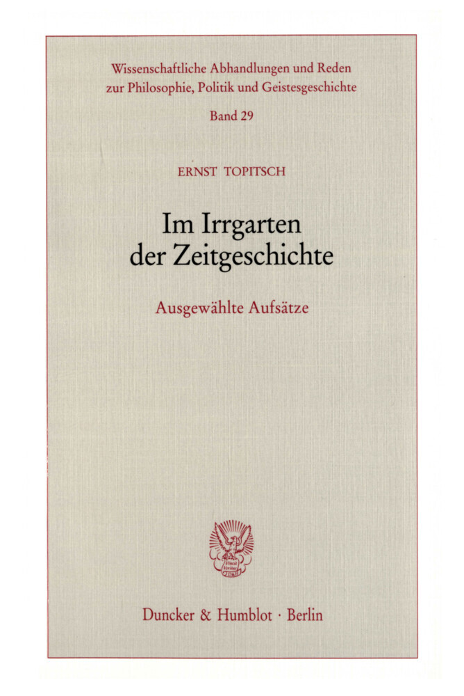 Im Irrgarten der Zeitgeschichte. main product photo