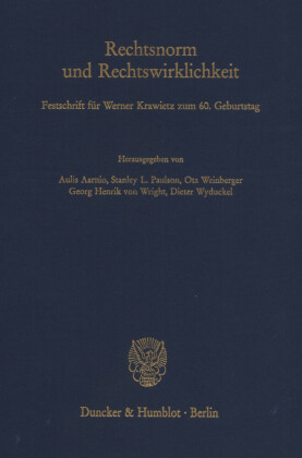 Rechtsnorm und Rechtswirklichkeit.