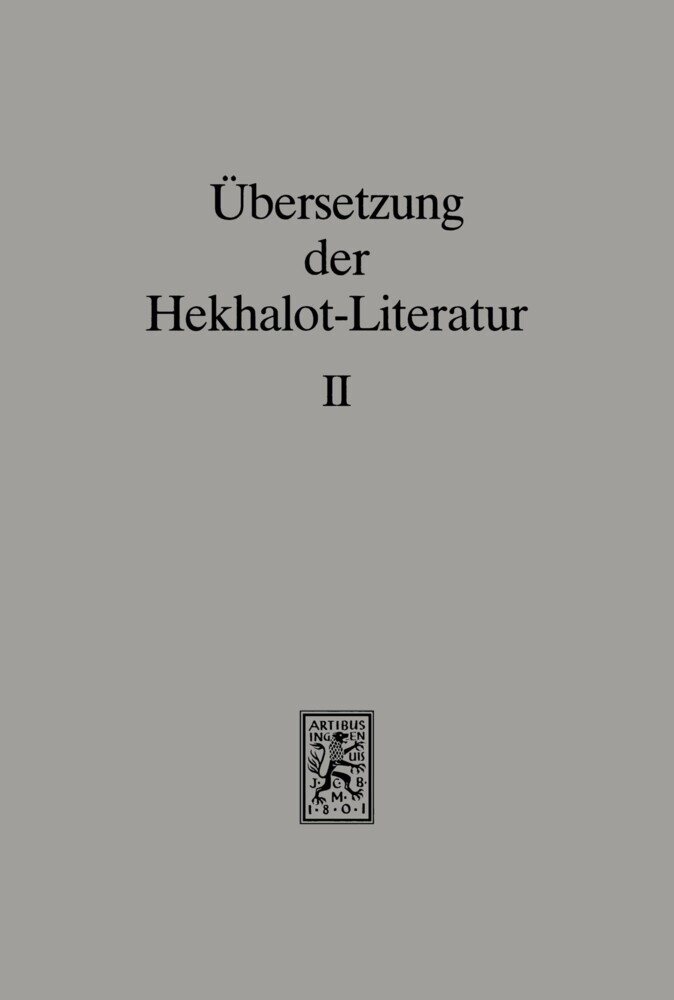 Übersetzung der Hekhalot-Literatur main product photo