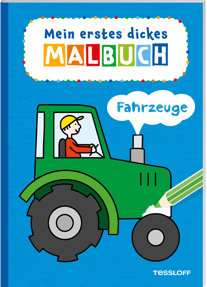 Mein erstes dickes Malbuch. Fahrzeuge main product photo